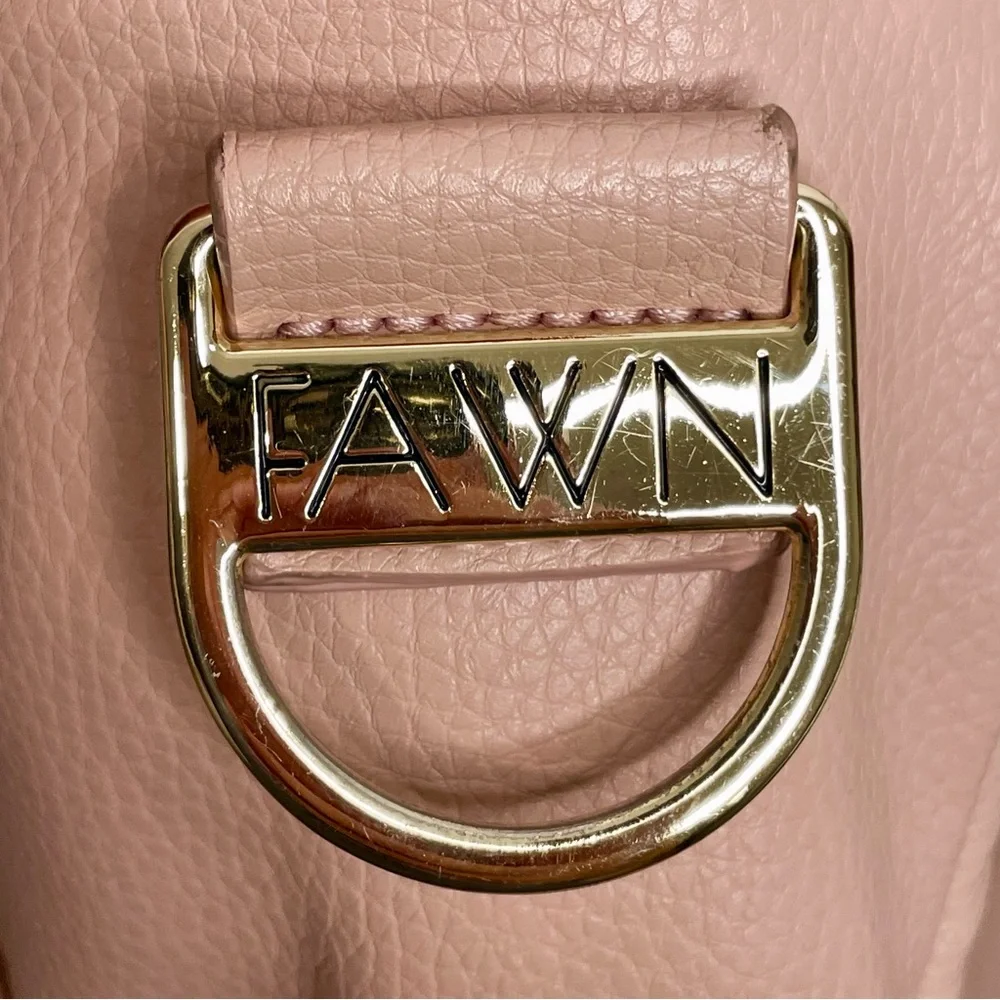 Fawn Design Diaper Bag Messenger Strap Backpack Warm Blush Pink Baby Bag Travel